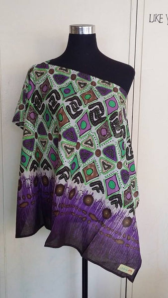 VIOLET GEMS Nursing Cover