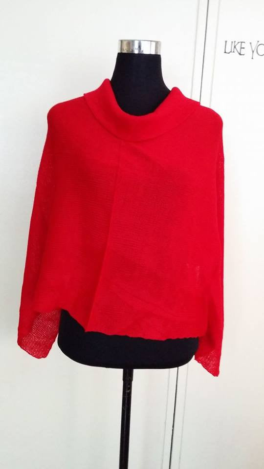 RED WITH COLLAR Momcho