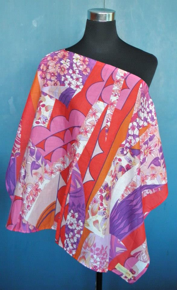 ORANGE ABSTRACT Nursing Cover