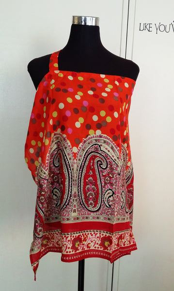 ORANGE FRENZY Nursing Cover