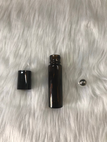 Empty Amber Roller Bottle 10ml