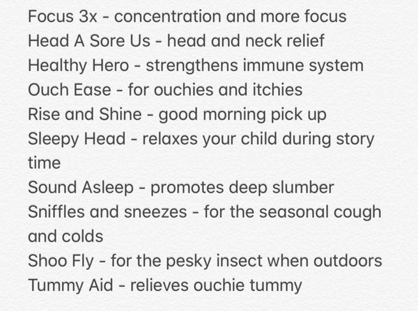 Kid Safe  POTION - Essential Oil Roller Bottle 10ml