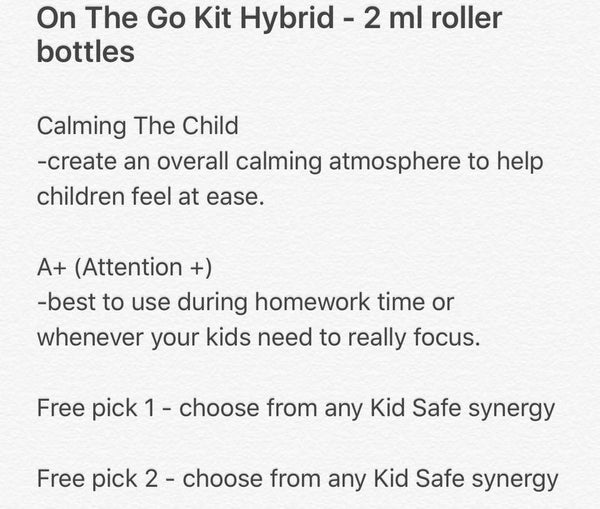 A ON THE  GO KIT - 5ml Roller Potion Sampler (4 pieces)