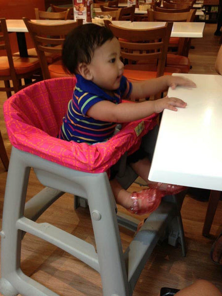 RED High Chair Cover